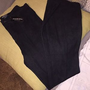 Stretchy Suede Pants